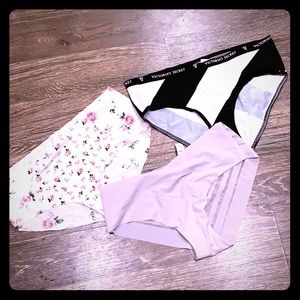 Three pairs of brand new Victoria’s Secret undies